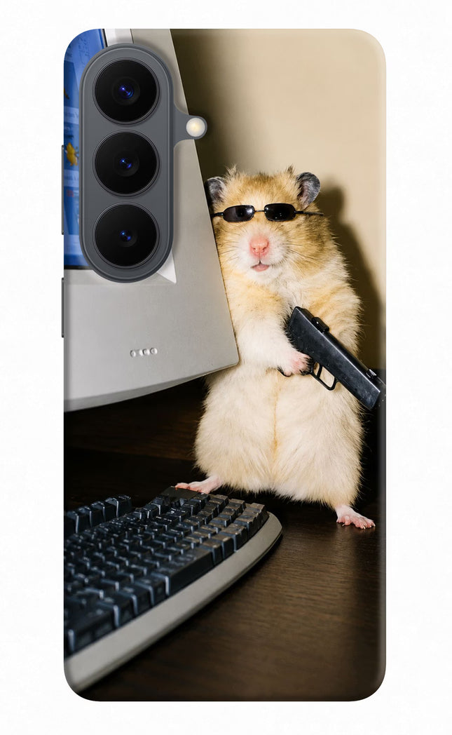 Hacker Hamster Samsung S26 Hard Case Back Cover by Casekaro