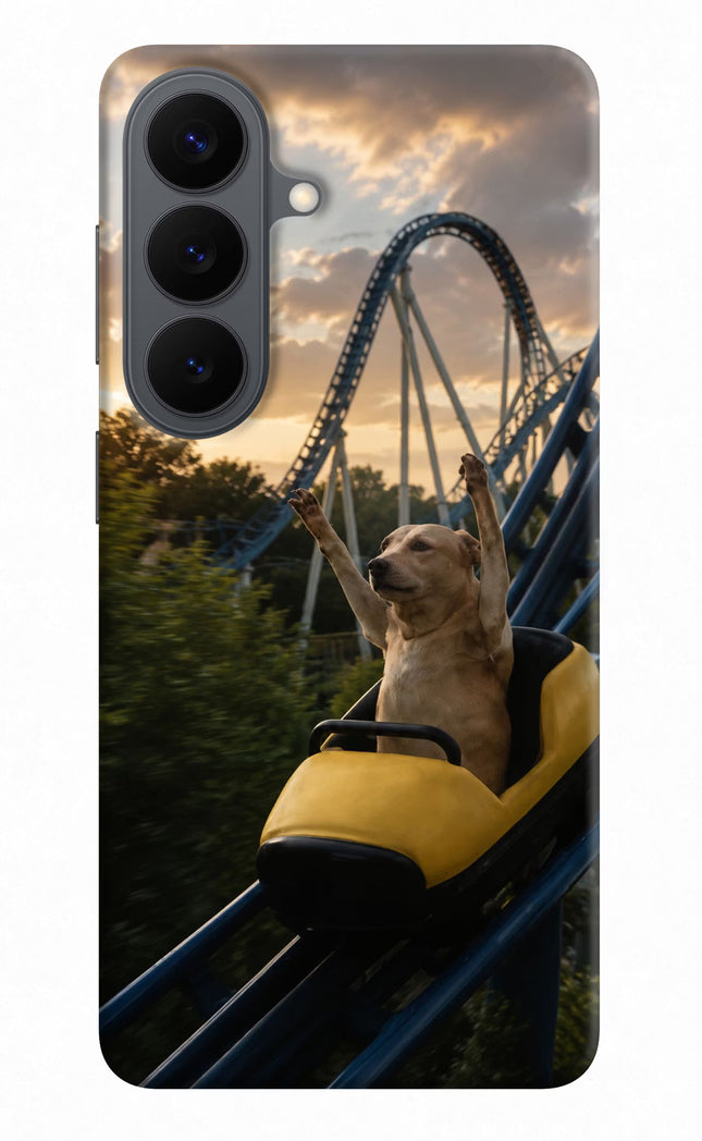 Rollercoaster Dog Samsung S26 Hard Case Back Cover by Casekaro