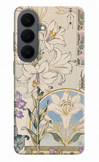 White Lily Samsung S26 Hard Case Back Cover by Casekaro
