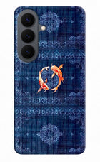Koi Blue Samsung S26 Hard Case Back Cover by Casekaro