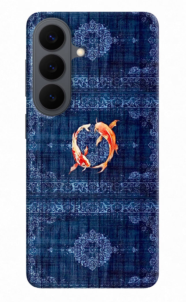 Koi Blue Samsung S26 Hard Case Back Cover by Casekaro