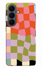 Wavy Grid Samsung S26 Hard Case Back Cover by Casekaro