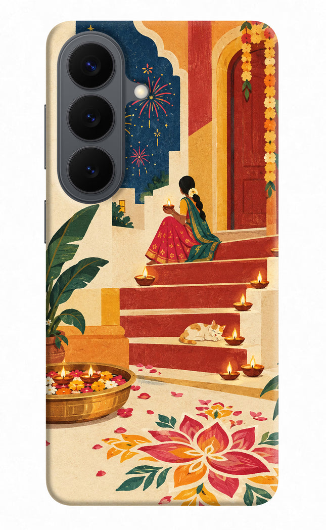 Diwali Rangoli Samsung S26 Back Cover