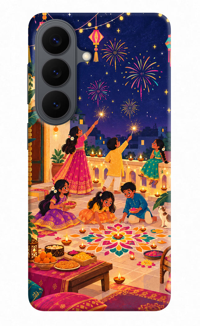 Diwali Night Samsung S26 Back Cover