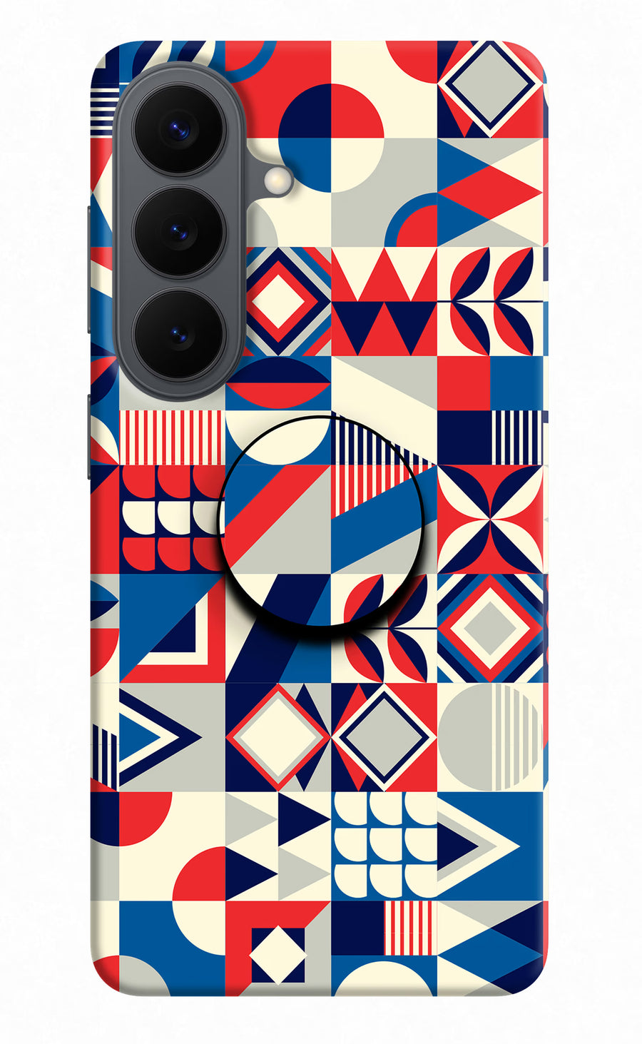 Colorful Pattern Samsung S26 Pop Case, Hard case