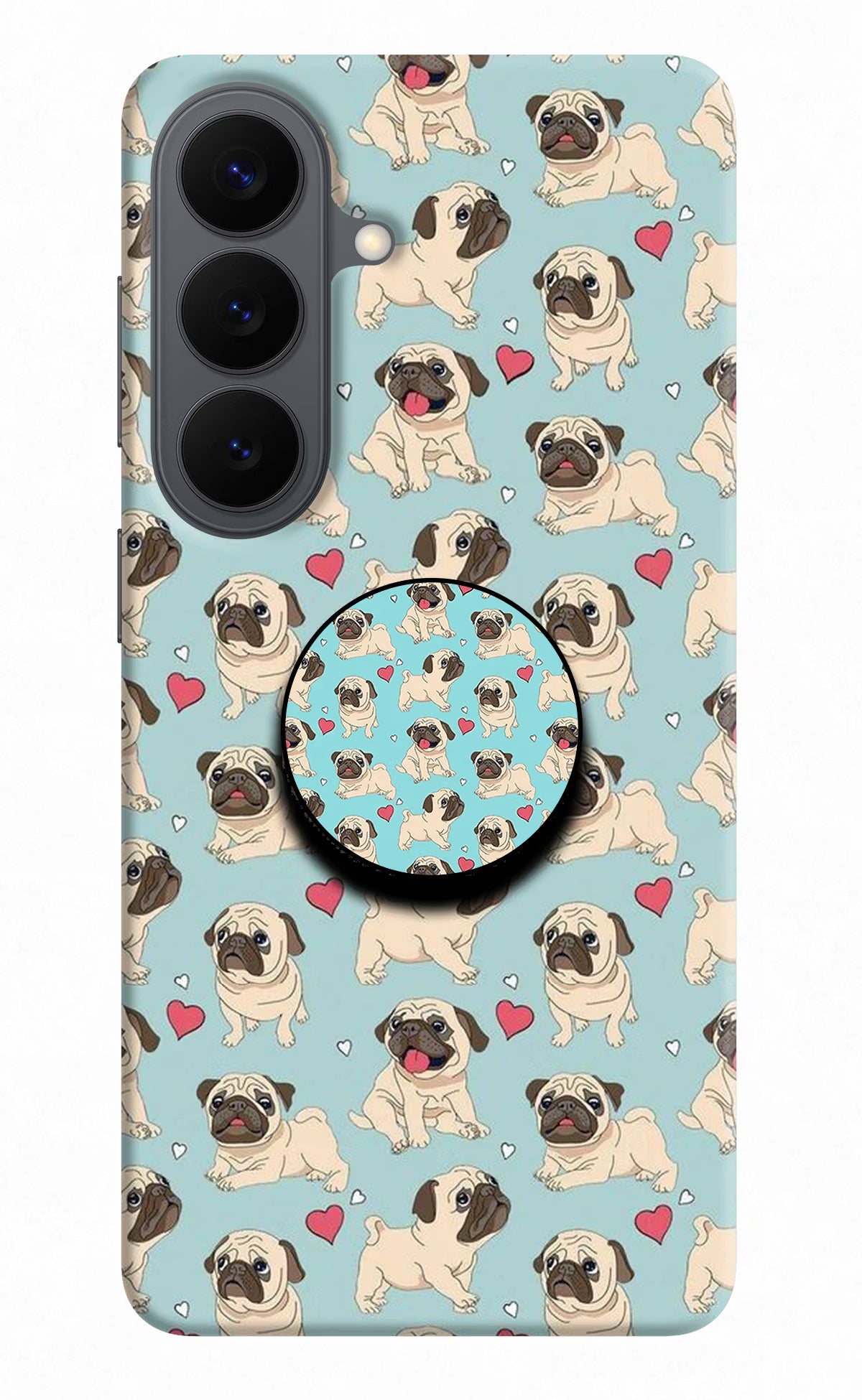 Pug Dog Samsung S26 Pop Case