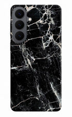 Black Marble Texture Samsung S26 Plus Back Cover