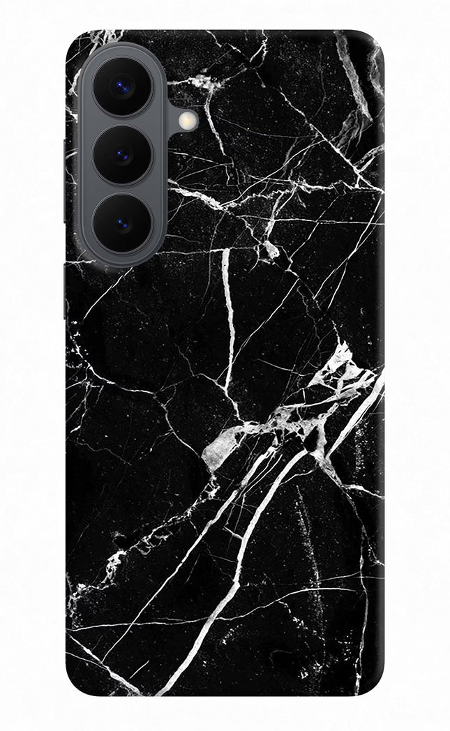 Black Marble Pattern Samsung S26 Plus Back Cover