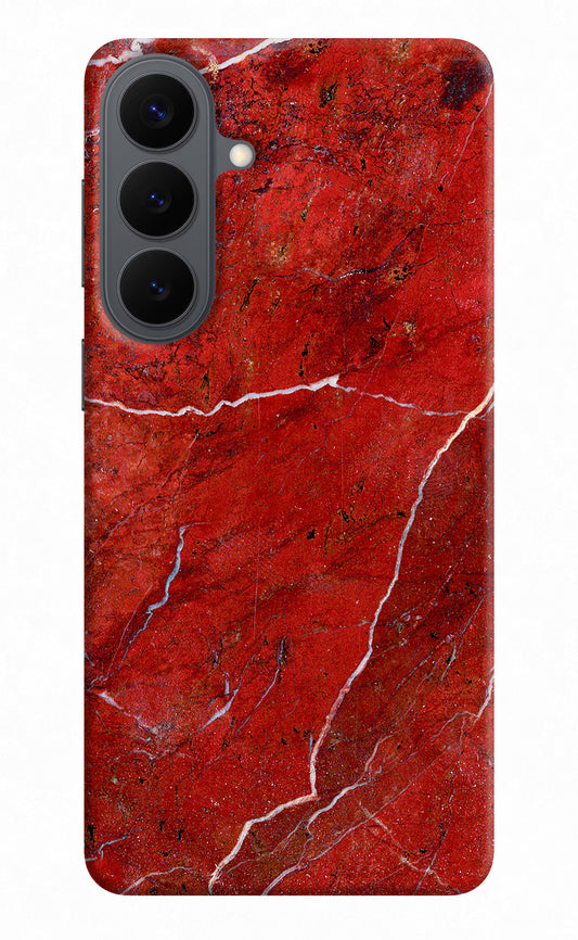 Red Marble Design Samsung S26 Plus Back Cover