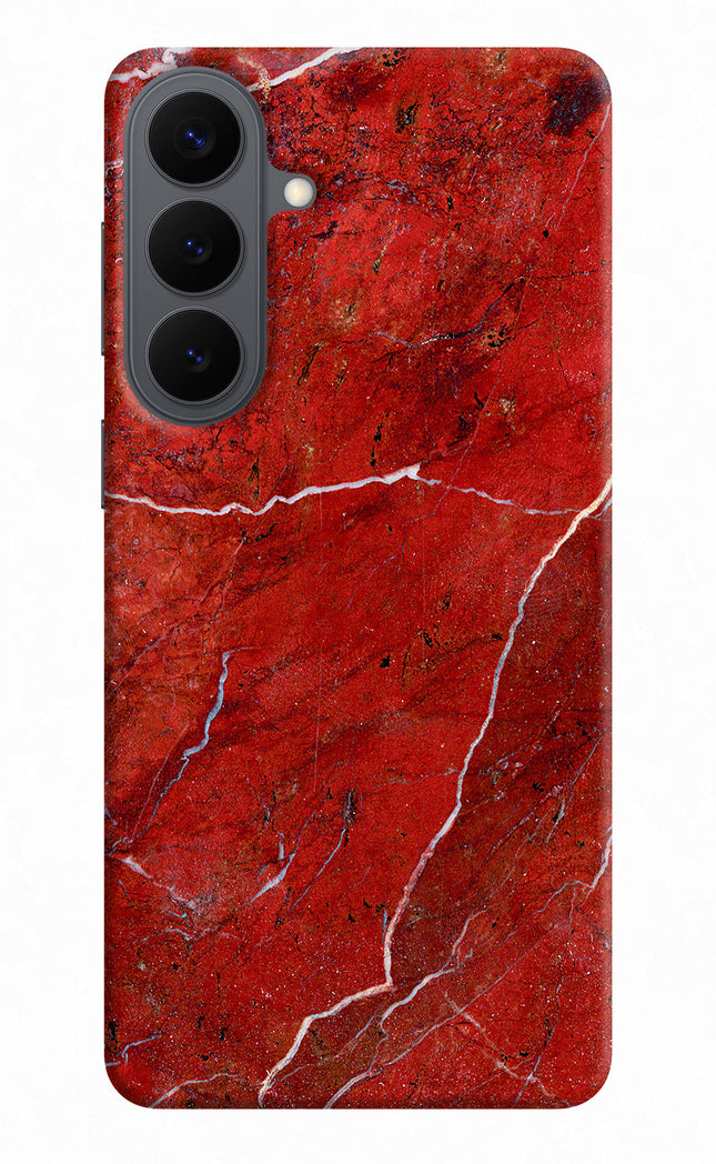 Red Marble Design Samsung S26 Plus Back Cover
