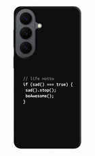 Life Motto Code Samsung S26 Plus Back Cover