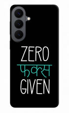 Zero Fucks Given Samsung S26 Plus Back Cover