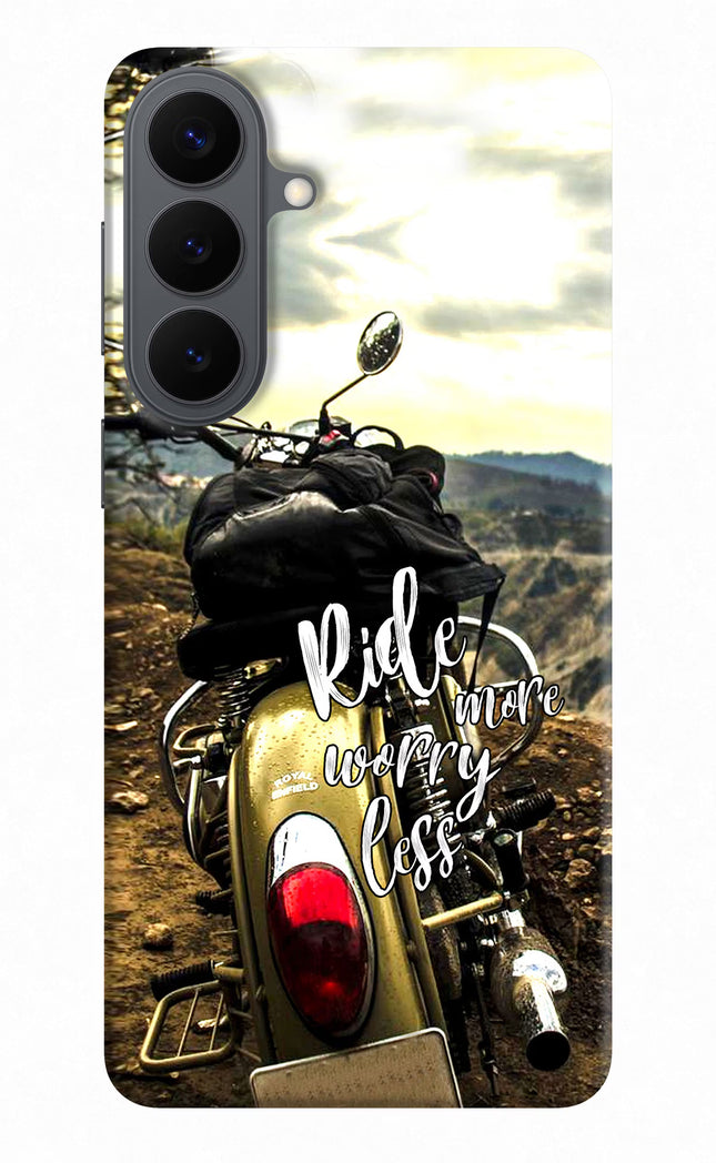 Ride More Worry Less Samsung S26 Plus Back Cover