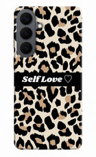 Leopard Print Self Love Samsung S26 Plus Back Cover