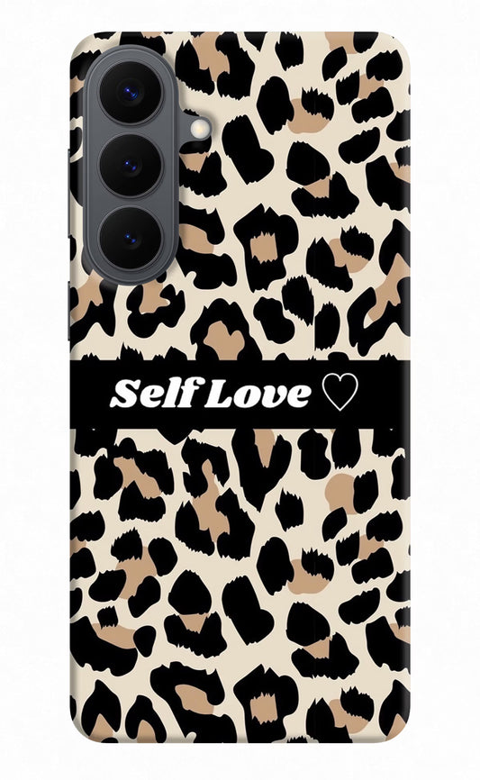 Leopard Print Self Love Samsung S26 Plus Back Cover