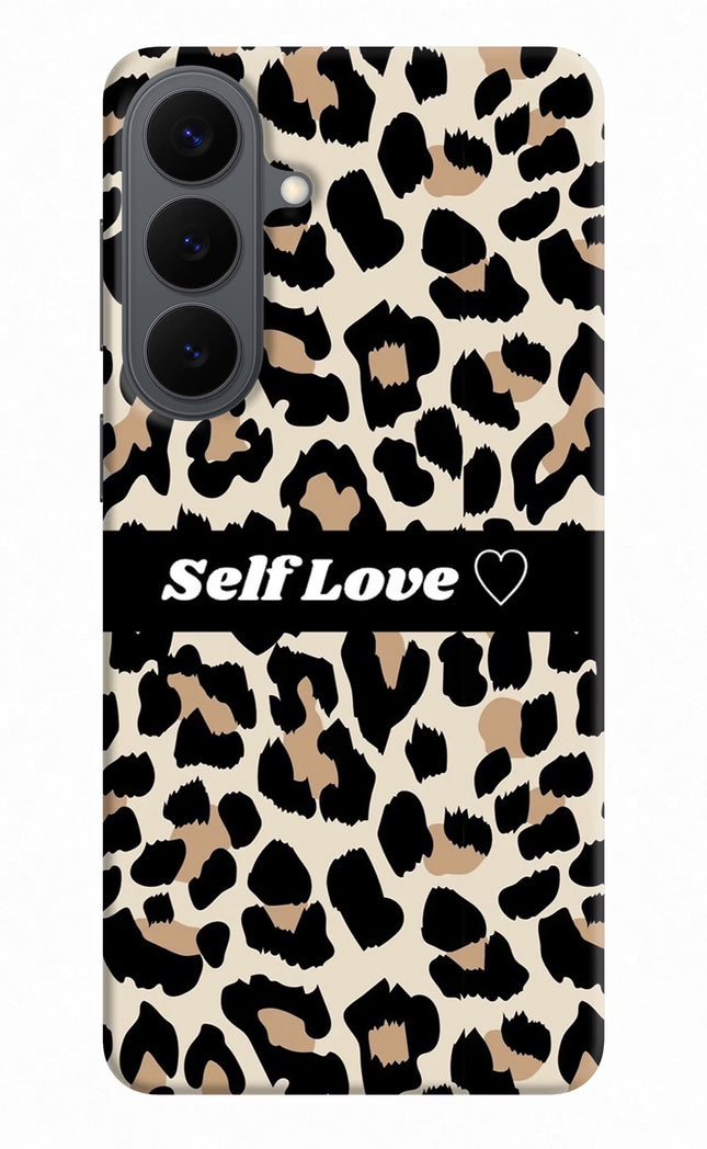 Leopard Print Self Love Samsung S26 Plus Back Cover