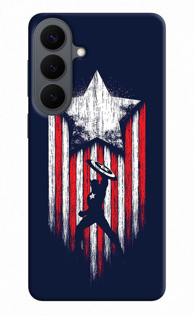 Captain America Marvel Art Samsung S26 Plus Back Cover