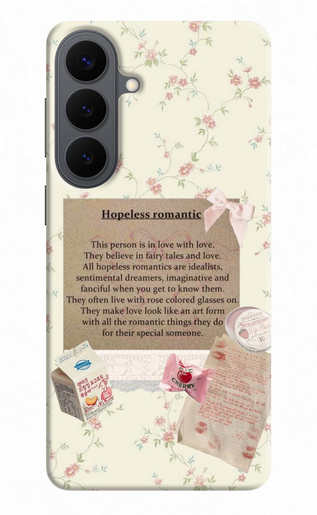 Hopeless Romantic Samsung S26 Plus Back Cover