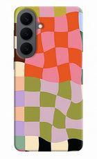 Wavy Grid Samsung S26 Plus Hard Case Back Cover by Casekaro