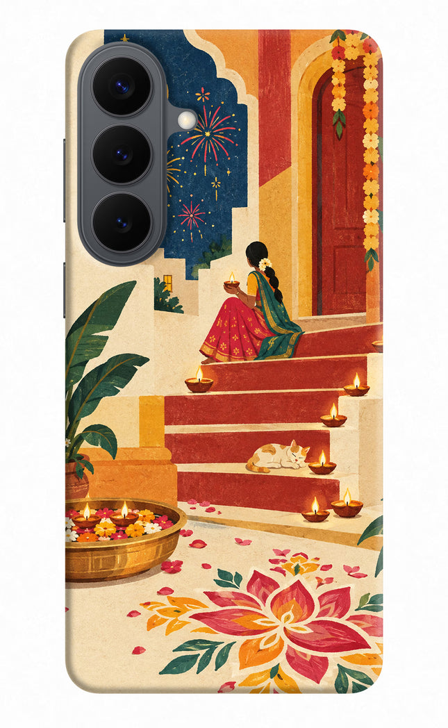 Diwali Rangoli Samsung S26 Plus Back Cover