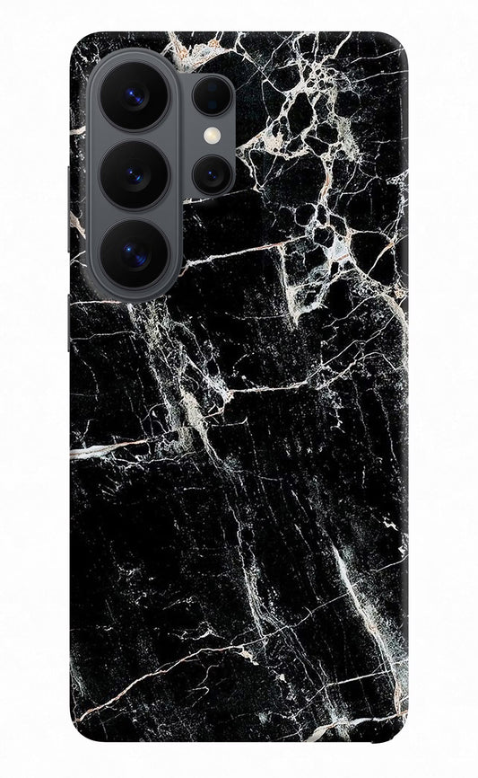 Black Marble Texture Samsung S26 Ultra Back Cover