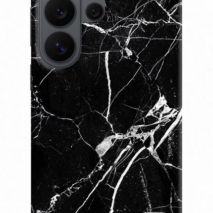 Black Marble Pattern Samsung S26 Ultra Back Cover