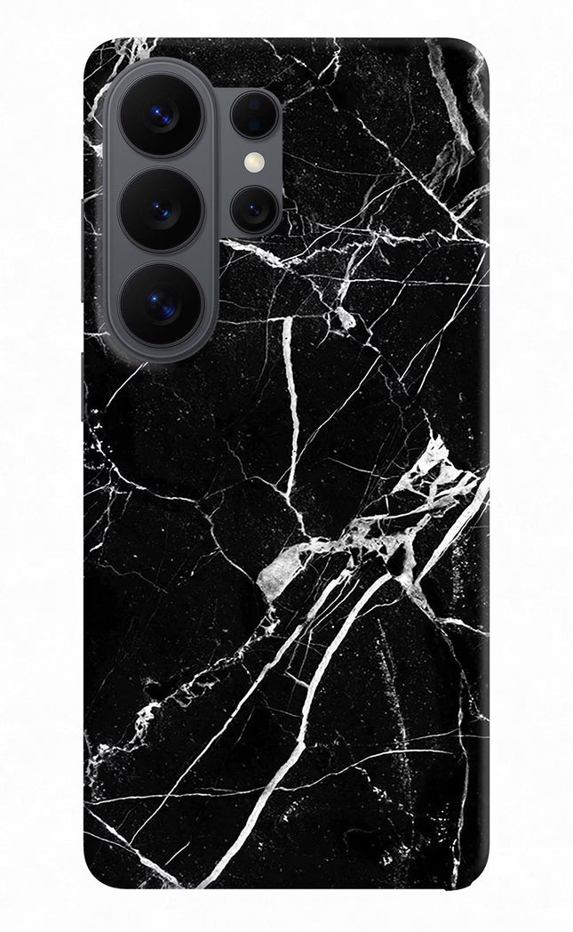 Black Marble Pattern Samsung S26 Ultra Back Cover
