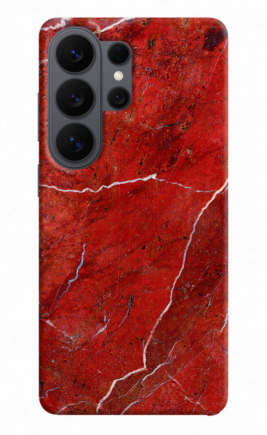 Red Marble Design Samsung S26 Ultra Back Cover