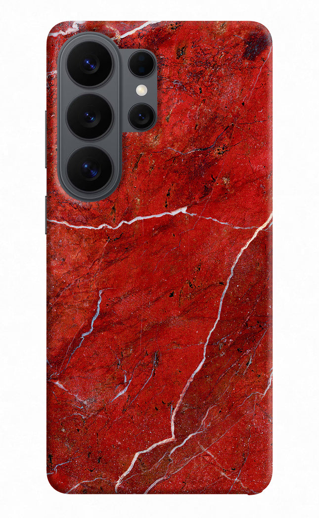 Red Marble Design Samsung S26 Ultra Back Cover