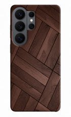 Wooden Texture Design Samsung S26 Ultra Back Cover