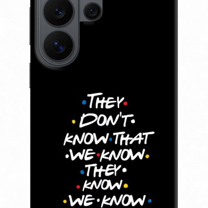 FRIENDS Dialogue Samsung S26 Ultra Back Cover