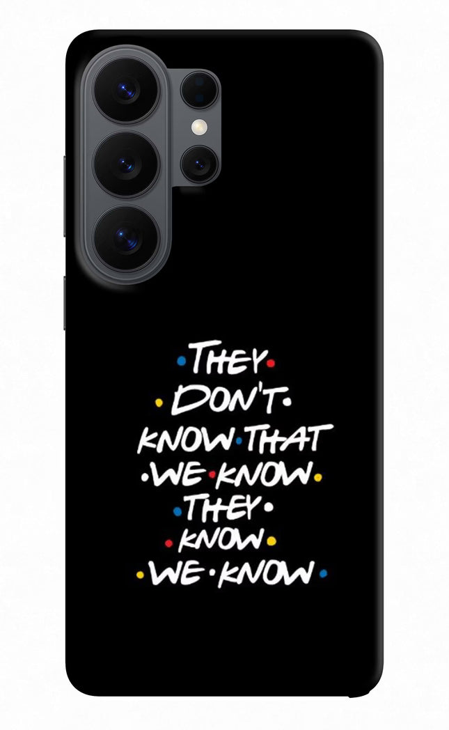 FRIENDS Dialogue Samsung S26 Ultra Back Cover