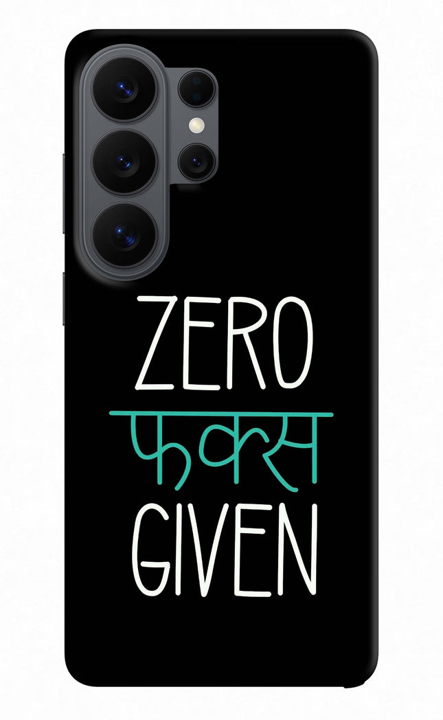 Zero Fucks Given Samsung S26 Ultra Hard Case Back Cover by Casekaro