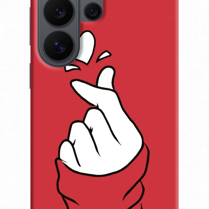 Korean Love Sign Samsung S26 Ultra Back Cover