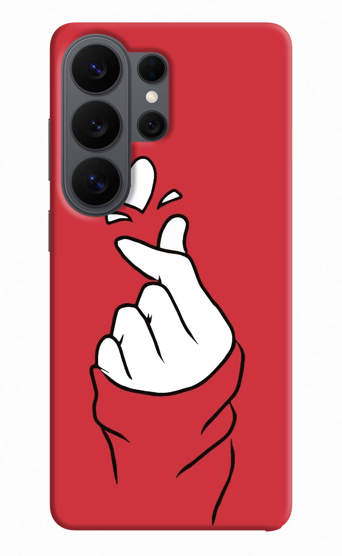 Korean Love Sign Samsung S26 Ultra Back Cover