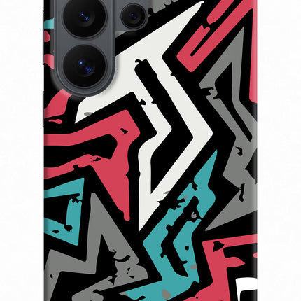 Geometric Graffiti Samsung S26 Ultra Back Cover
