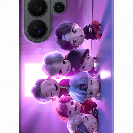 BTS Chibi Samsung S26 Ultra Back Cover
