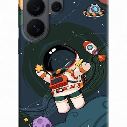 Cartoon Astronaut Samsung S26 Ultra Back Cover