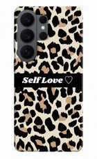 Leopard Print Self Love Samsung S26 Ultra Back Cover