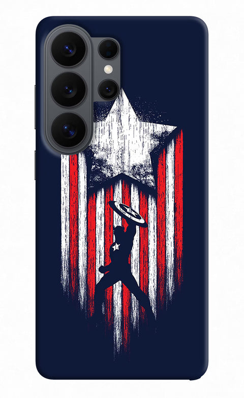 Captain America Marvel Art Samsung S26 Ultra Back Cover