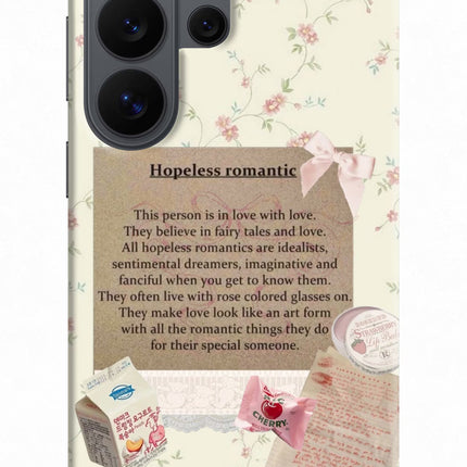 Hopeless Romantic Samsung S26 Ultra Back Cover