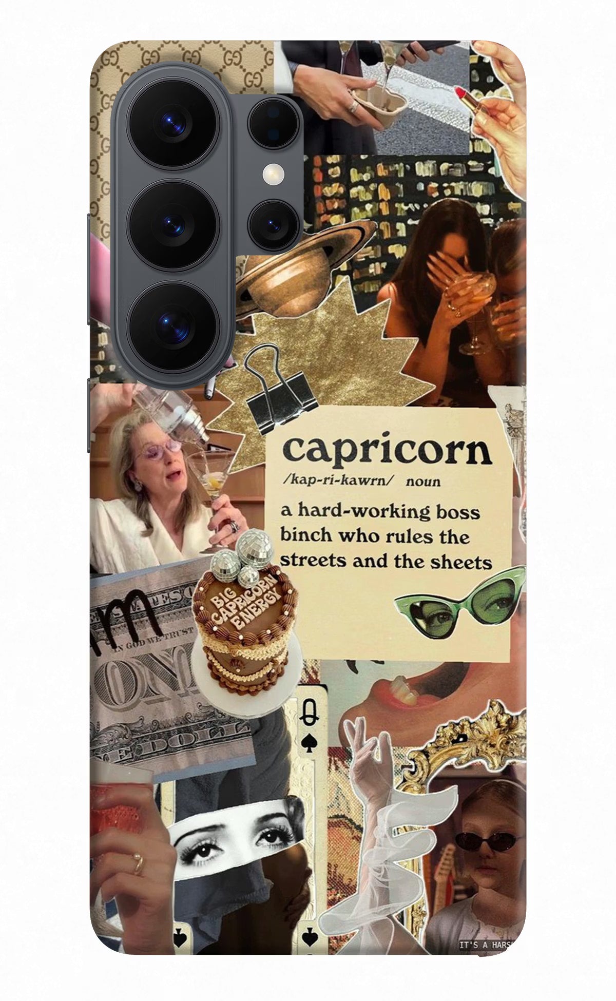 Capricorn Zodiac Samsung S26 Ultra Back Cover