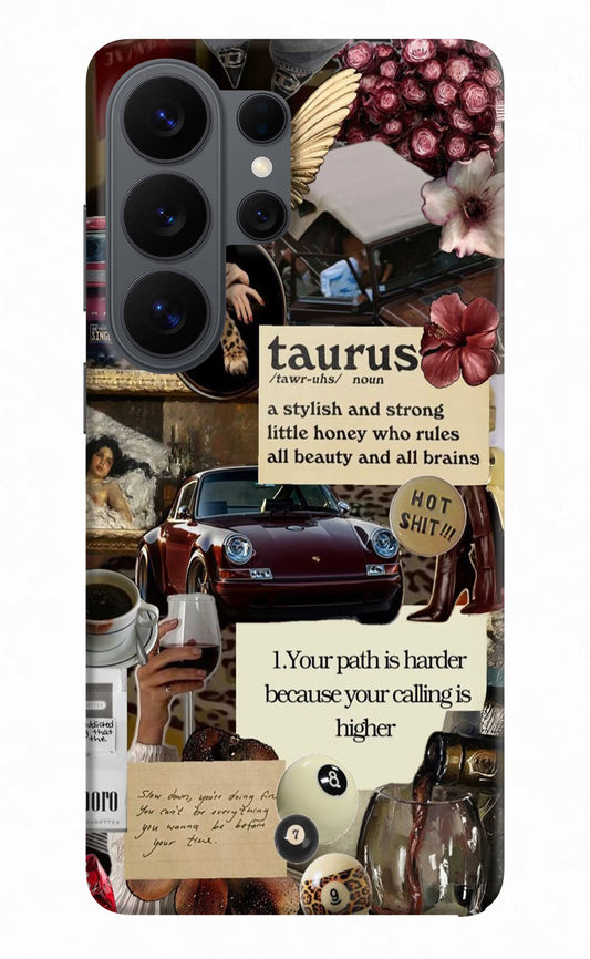 Taurus Zodiac Samsung S26 Ultra Back Cover