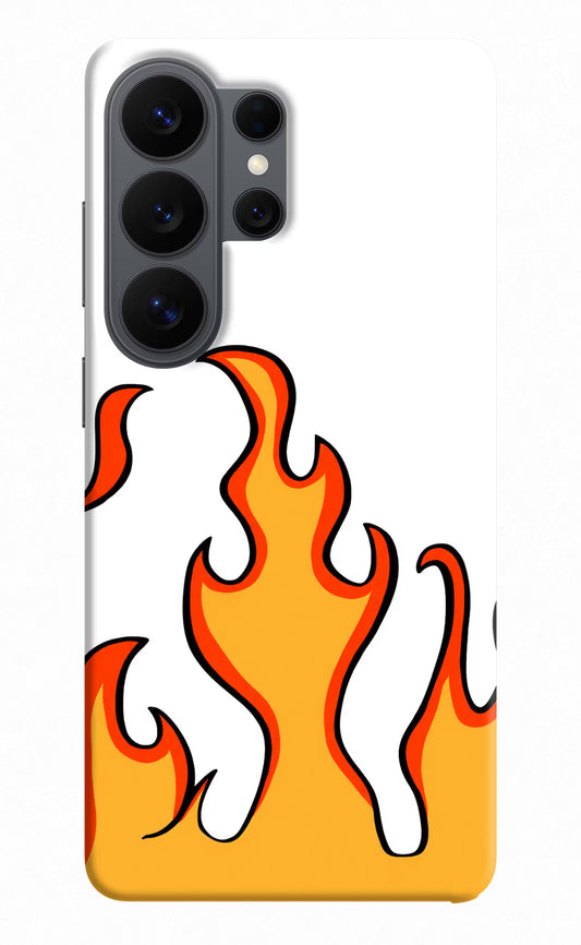 Fired Up – White Samsung S26 Ultra Hard Case Back Cover by Casekaro