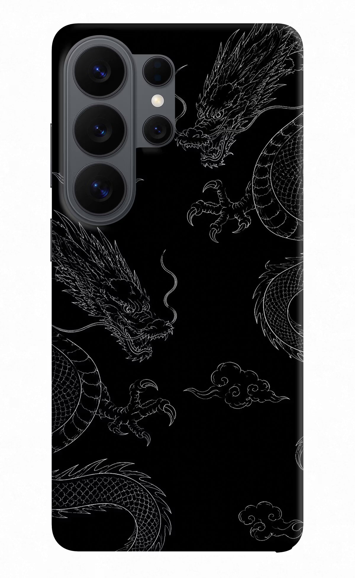 Twin Dragons Samsung S26 Ultra Hard Case Back Cover by Casekaro