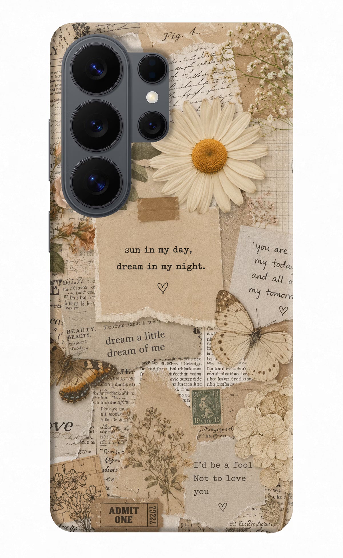 Vintage case Samsung S26 Ultra Back Cover