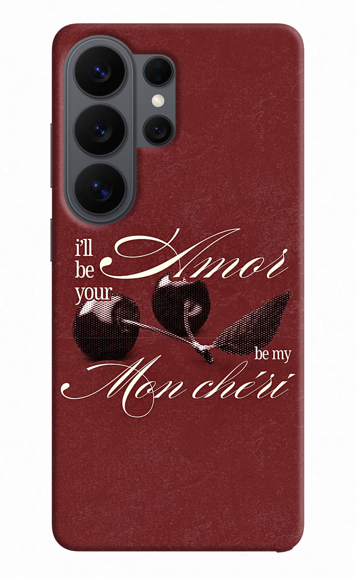 Velvet Cherry Samsung S26 Ultra Back Cover