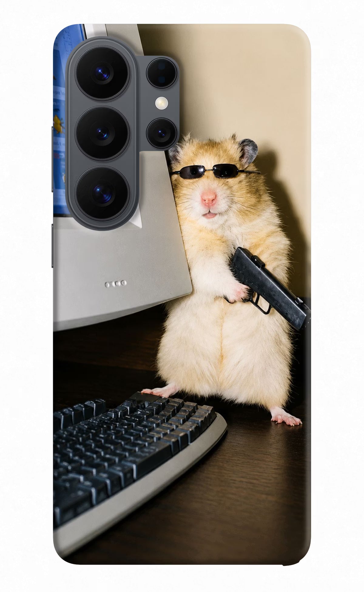 Hacker Hamster Samsung S26 Ultra Back Cover