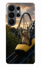 Rollercoaster Dog Samsung S26 Ultra Hard Case Back Cover by Casekaro