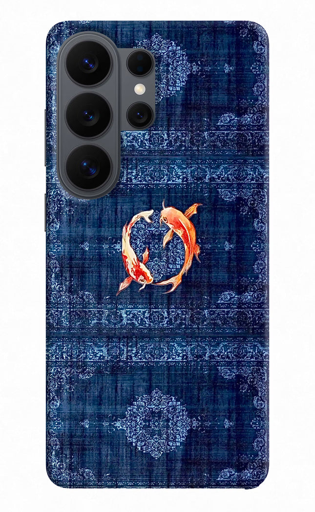 Koi Blue Samsung S26 Ultra Hard Case Back Cover by Casekaro